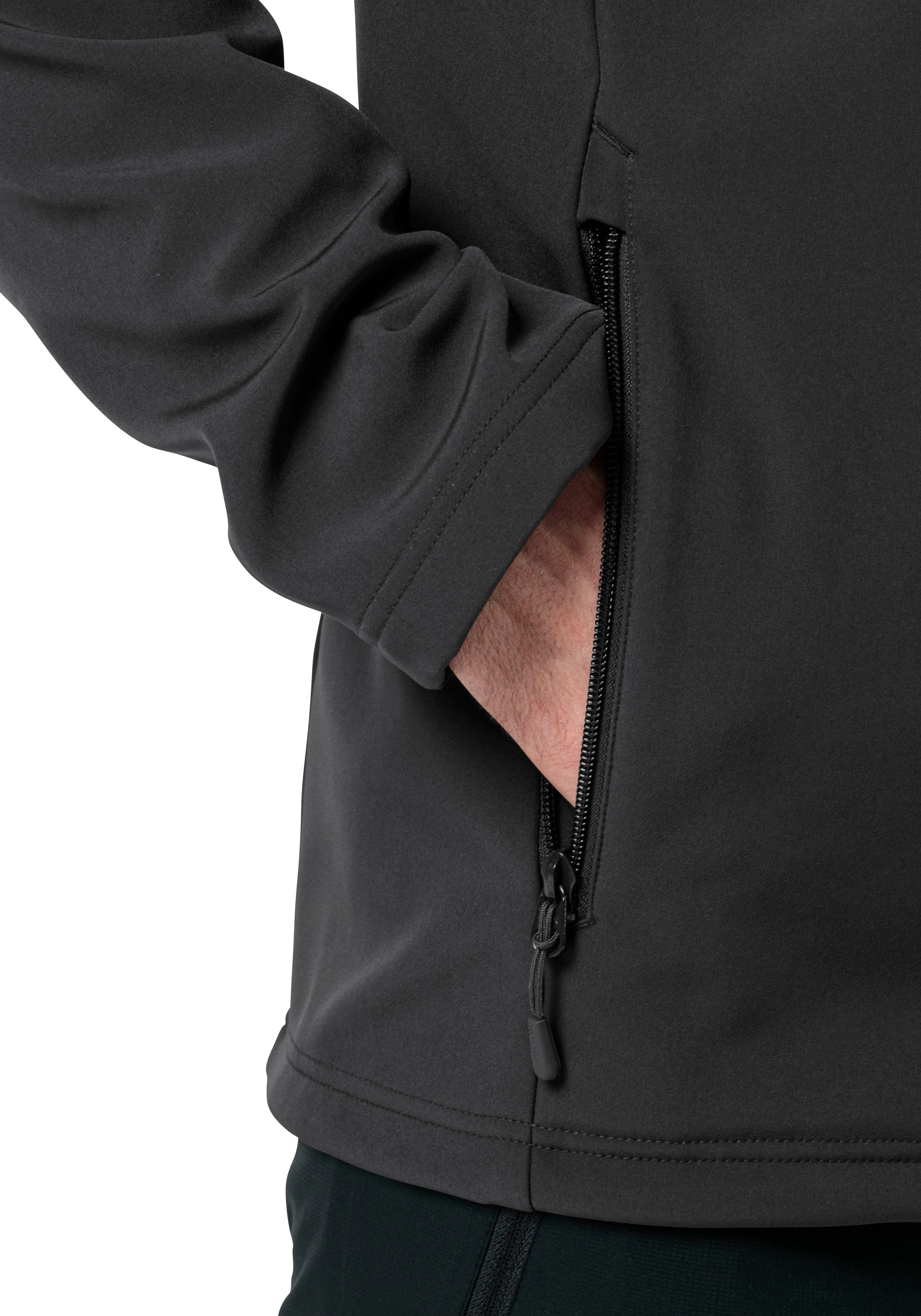 Jack Wolfskin Softshelljacke WHIRLWIND MEN für die Übergangszeit oder kühle Abende