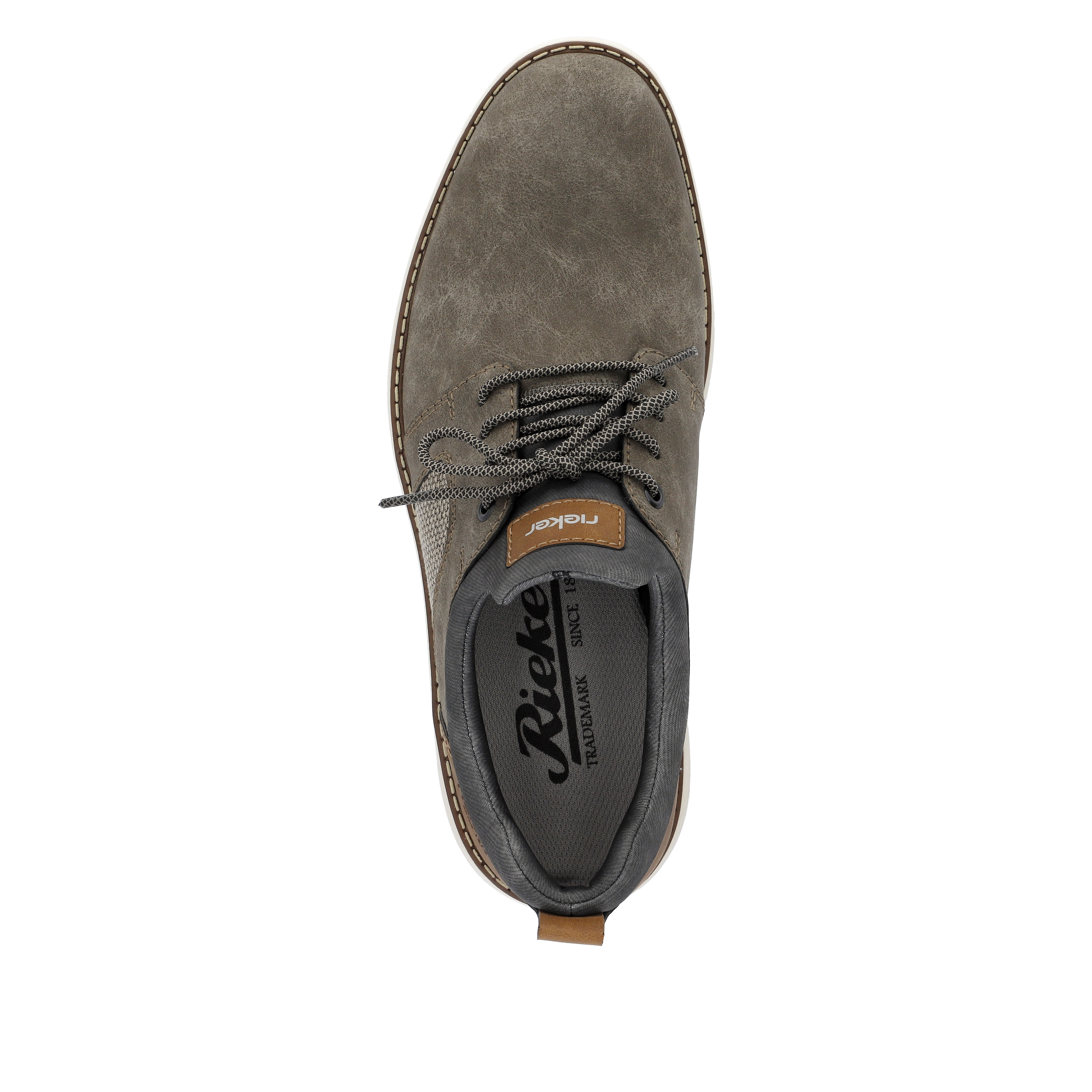 Rieker Herren Slipper braungrau