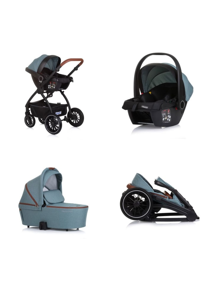 Chipolino Kombikinderwagen 3in1 Prestige in blau günstig kaufen onesize