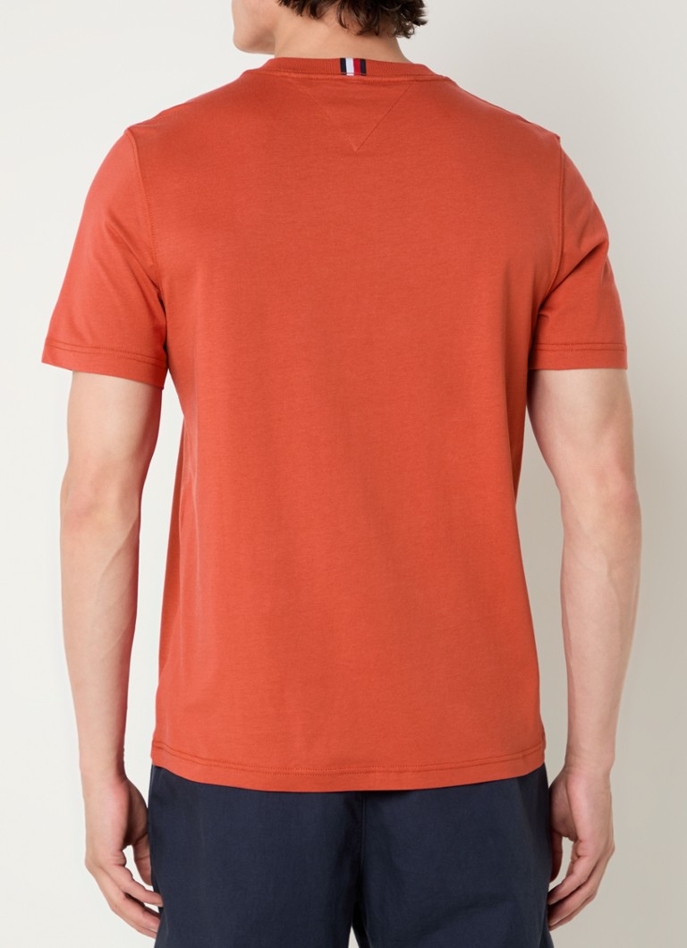Tricou Tommy Hilfiger cu logo brodat