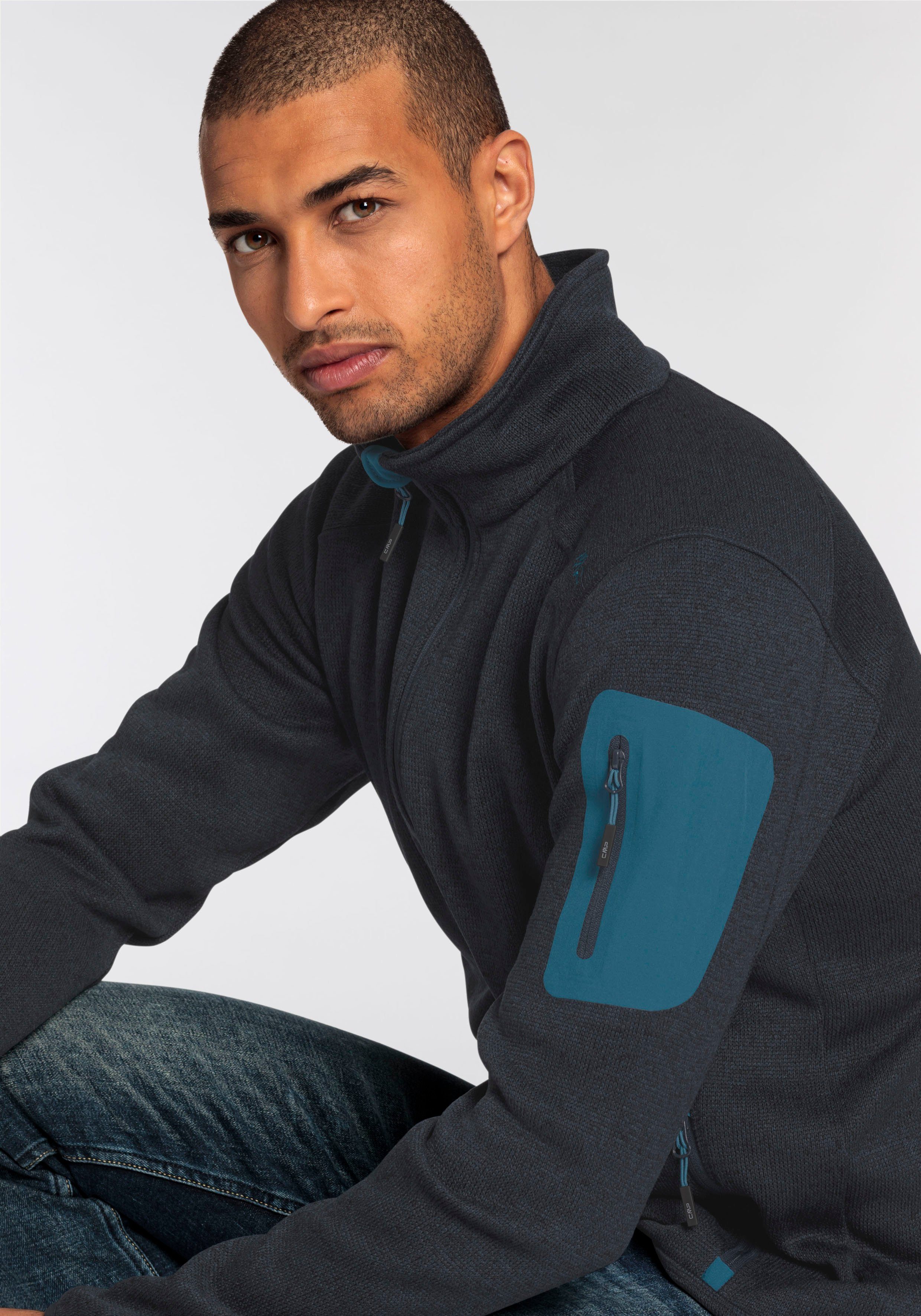 CMP Strickfleecejacke Schnell trocknend & Atmungsaktiv & Wärmend