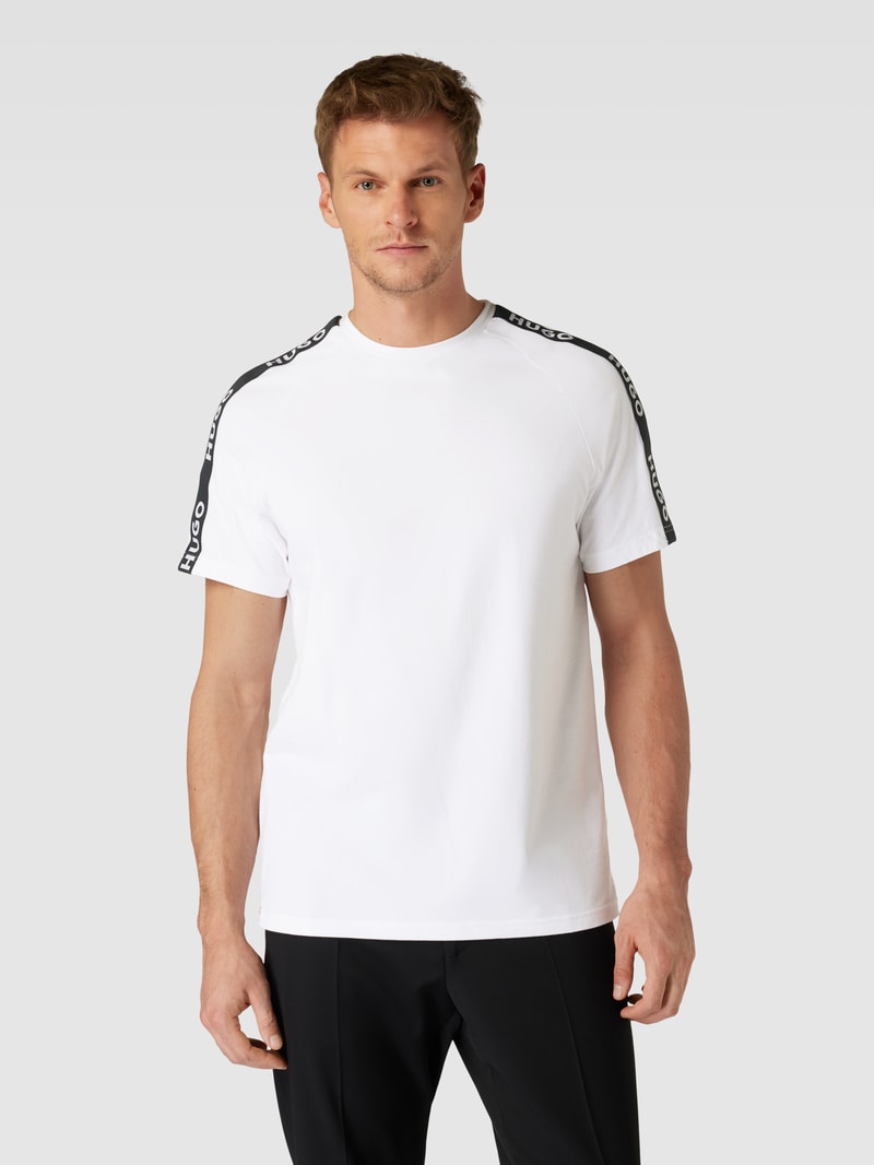 T-Shirt mit Rundhalsausschnitt in weiß