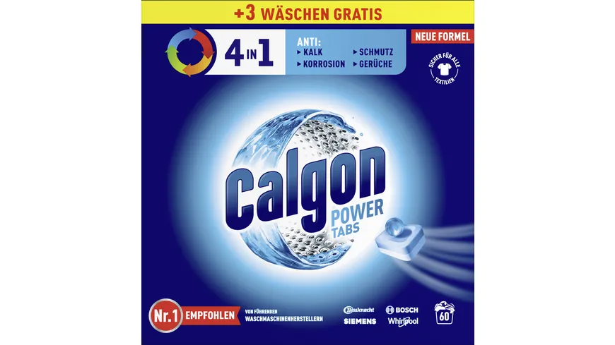 Calgon 4in1 Waschmaschienen-Tabs
