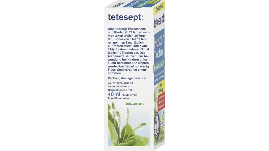 tetesept Hustentropfen Bronchial-activ 40 ml