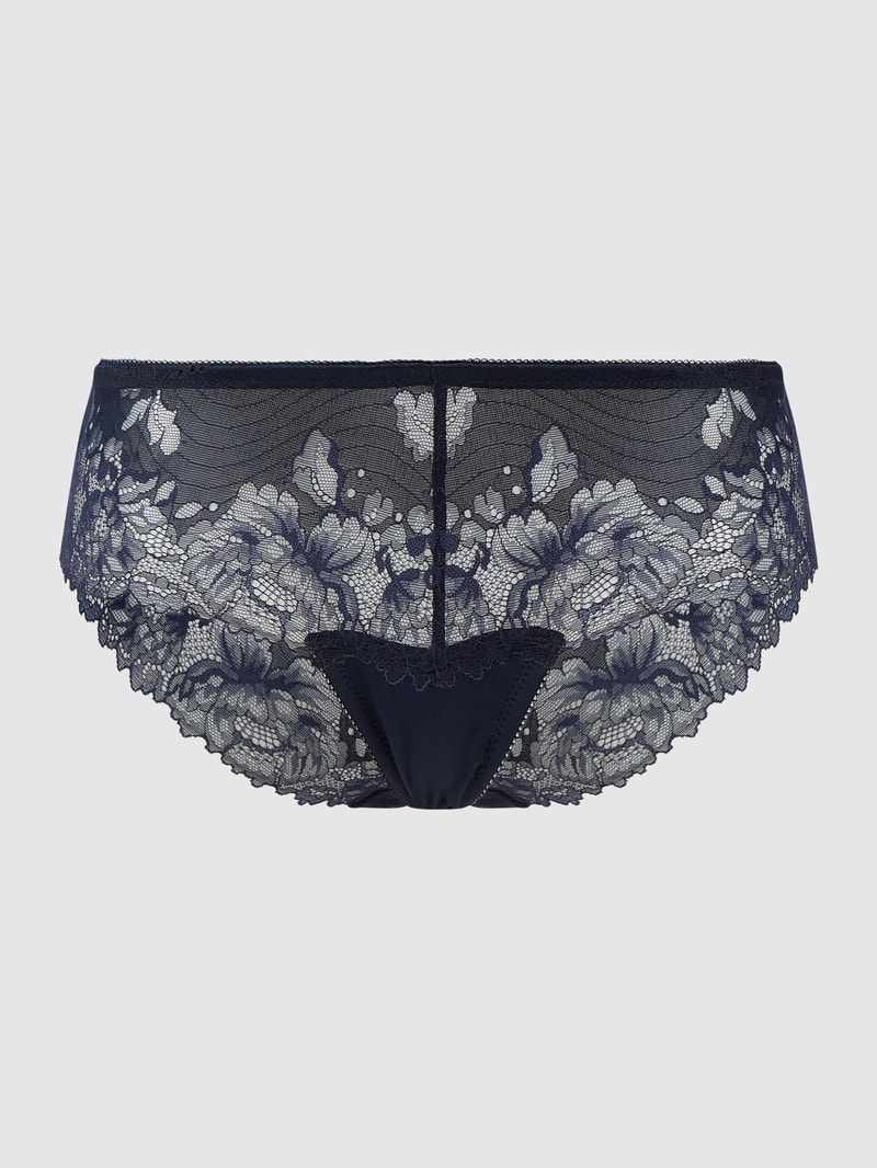 Hipster aus floraler Spitze Modell 'Luxurious' in marineblau