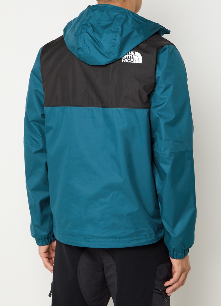 Softshell jakna North Face Mountain Q s kapuljačom i džepovima s patentnim zatvaračem