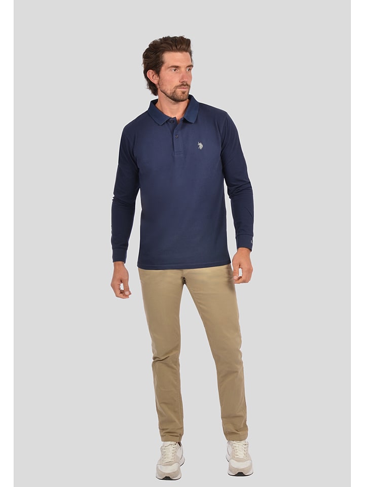 U.S. Polo Assn. Poloshirt in Dunkelblau günstig kaufen