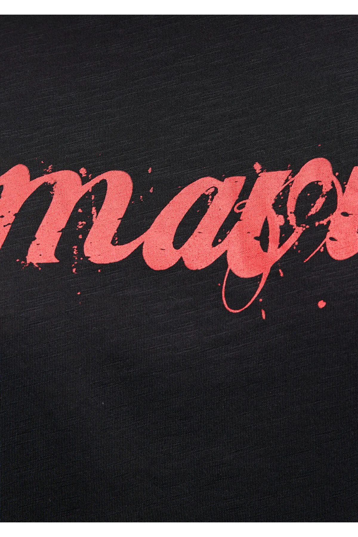 Mavi  Schwarzes T-Shirt mit Logodruck, Slim Fit / Slim Fit 166422-900