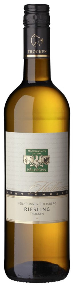 Württembergische WZG Heilbronner Stiftsberg Riesling Qba Trocken 0,75 l 6er Karton
