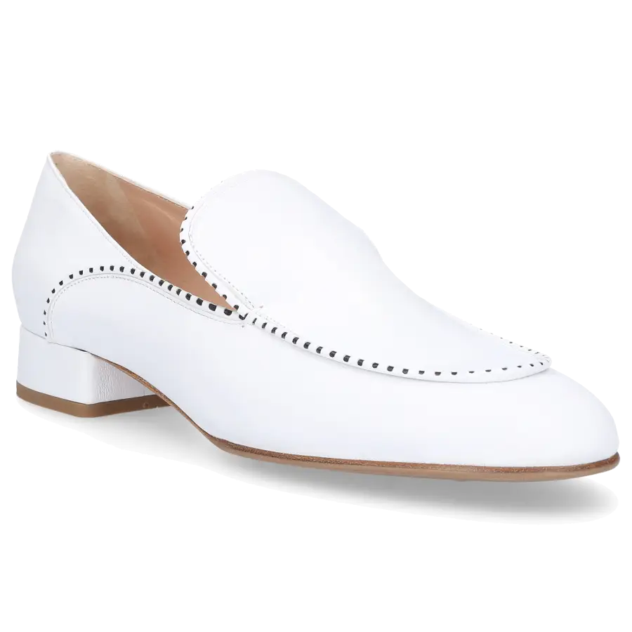 Unützer - Loafer 8860 Nappaleder weiß - weiß