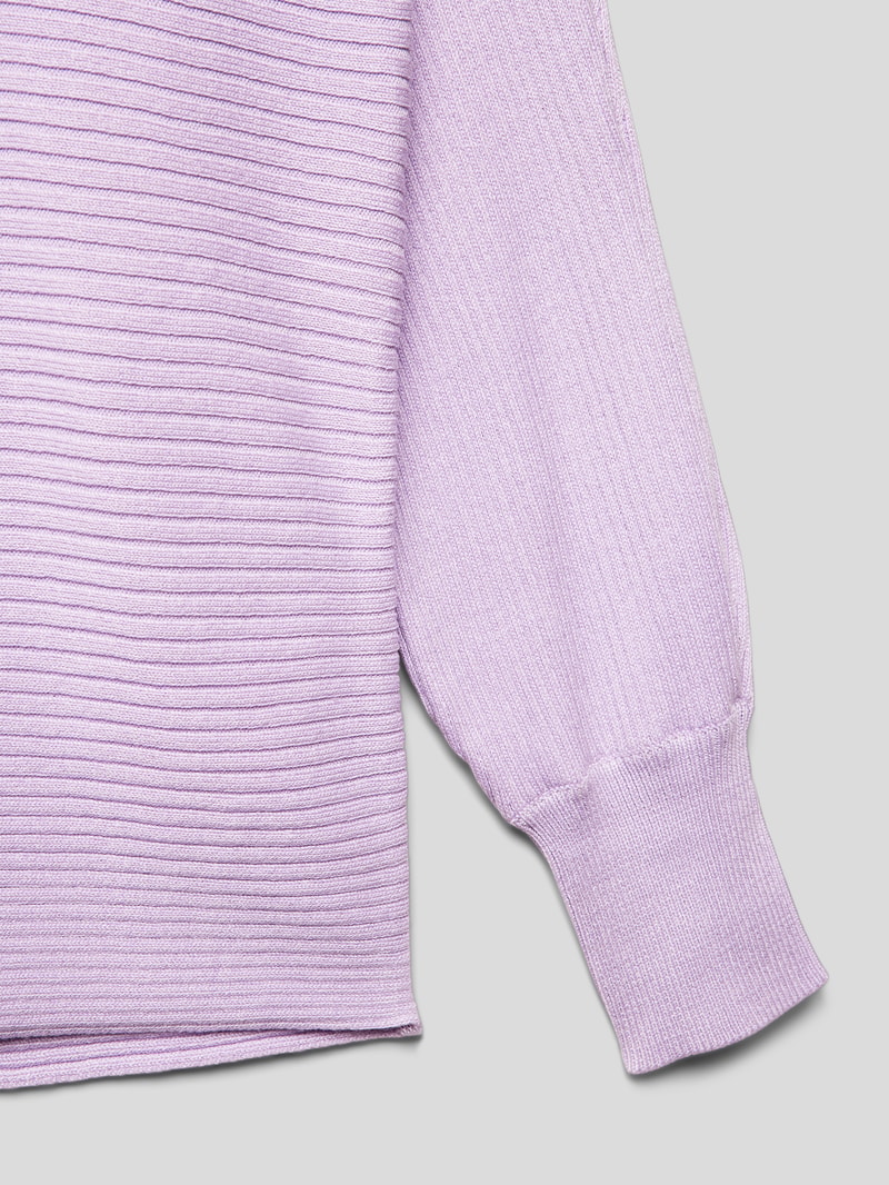 Strickpullover aus Viskose-Mix in flieder