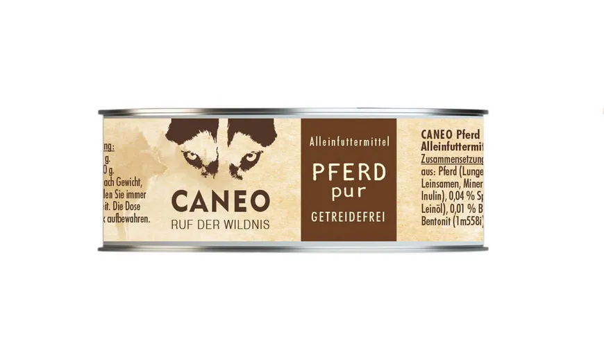 CANEO Hundenassfutter Pferd Pur Dose
