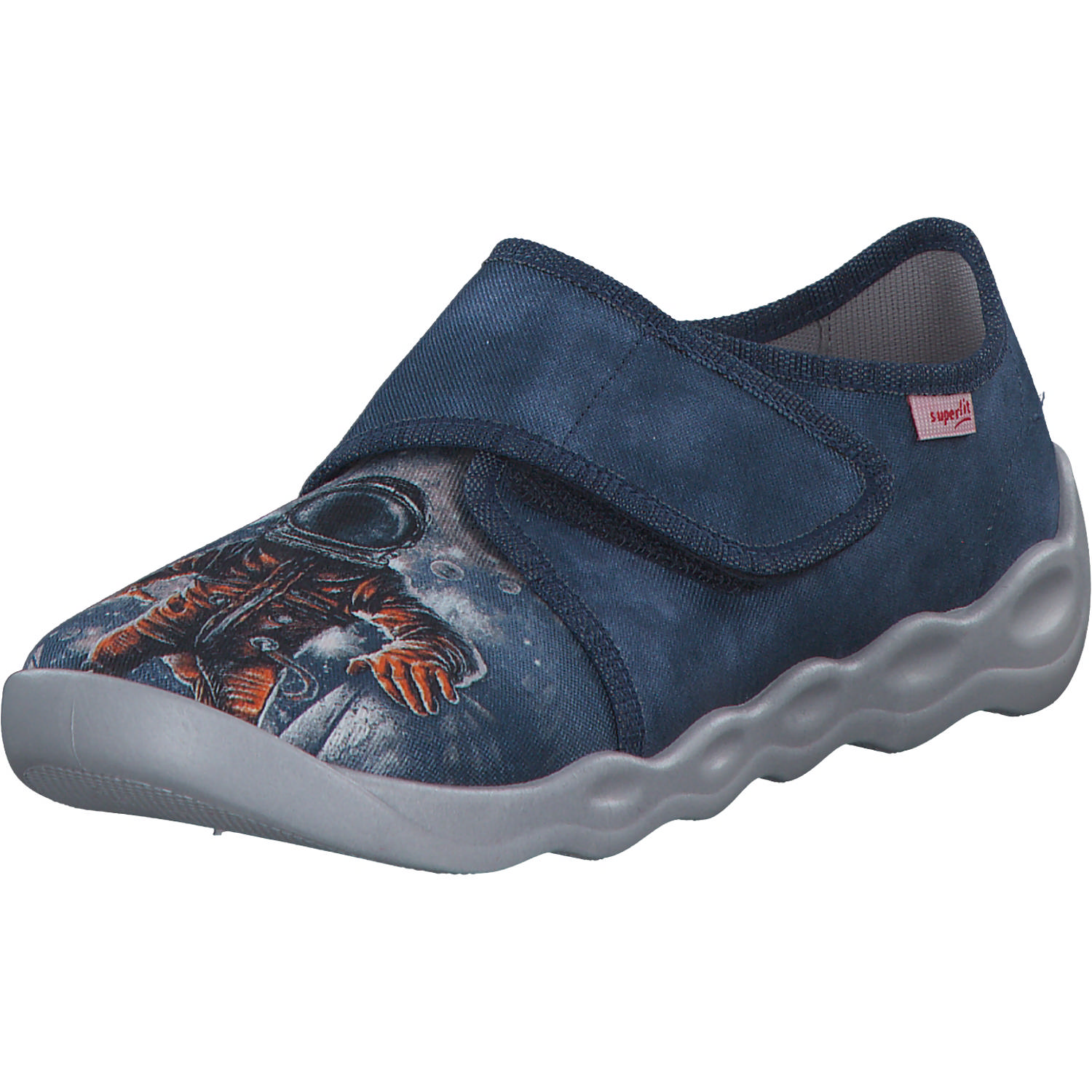 Superfit BUBBLE 06274, Hausschuhe, Kinder, BLAU/MEHRFARBIG