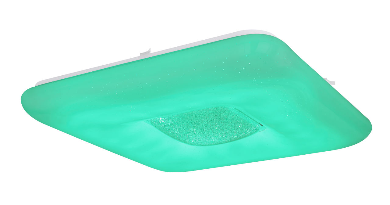 Globo Lighting - TRYSTAN - Deckenleuchte Metall weiß, RGBW LED