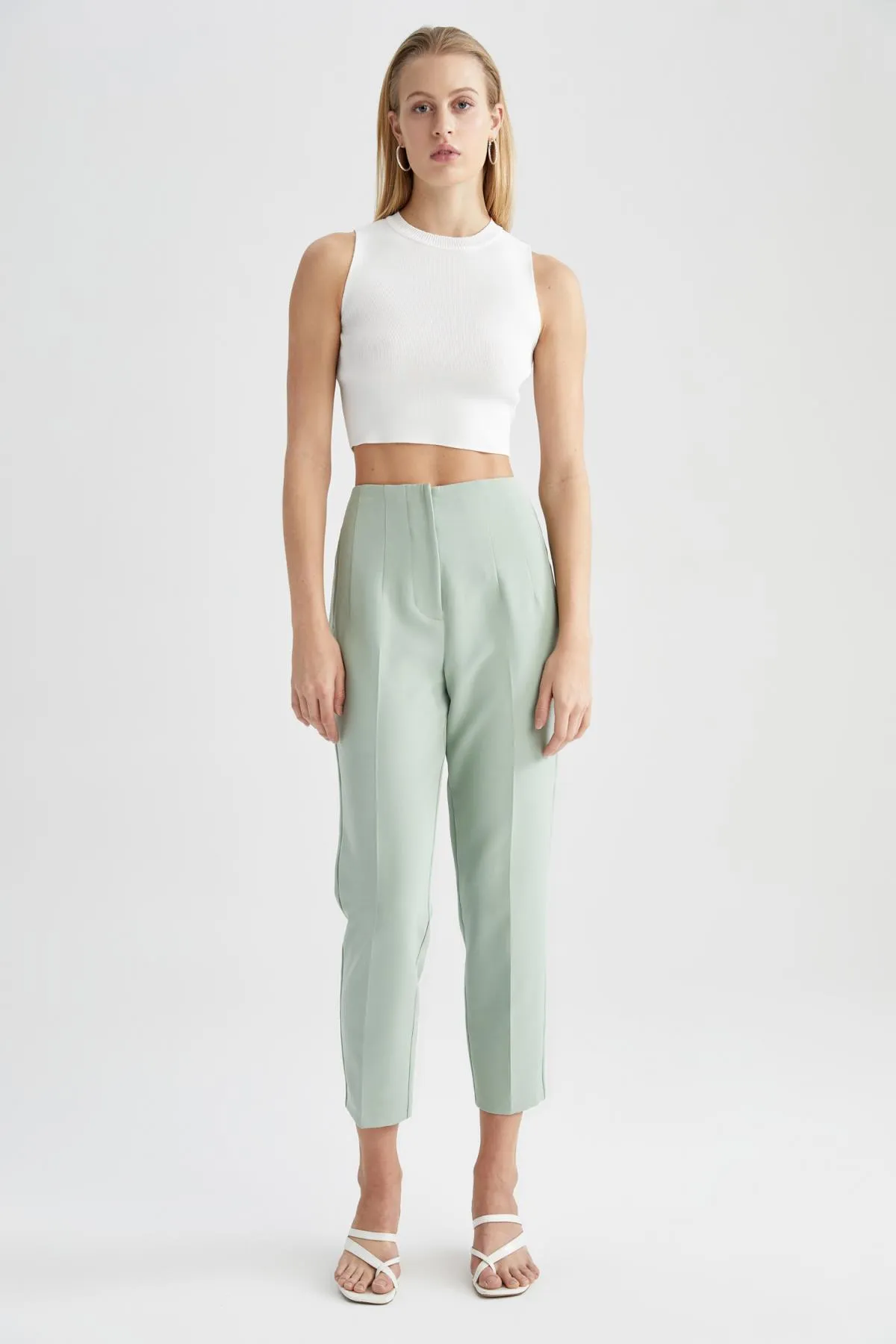 DeFacto  Slim-Fit-Hose mit hoher Taille