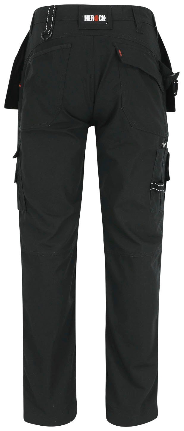 Herock Arbeitshose Dagan Hose SHORTLEG Wasserabweisend, robust, 11 Taschen (inkl. Nageltaschen), Kurzgröße