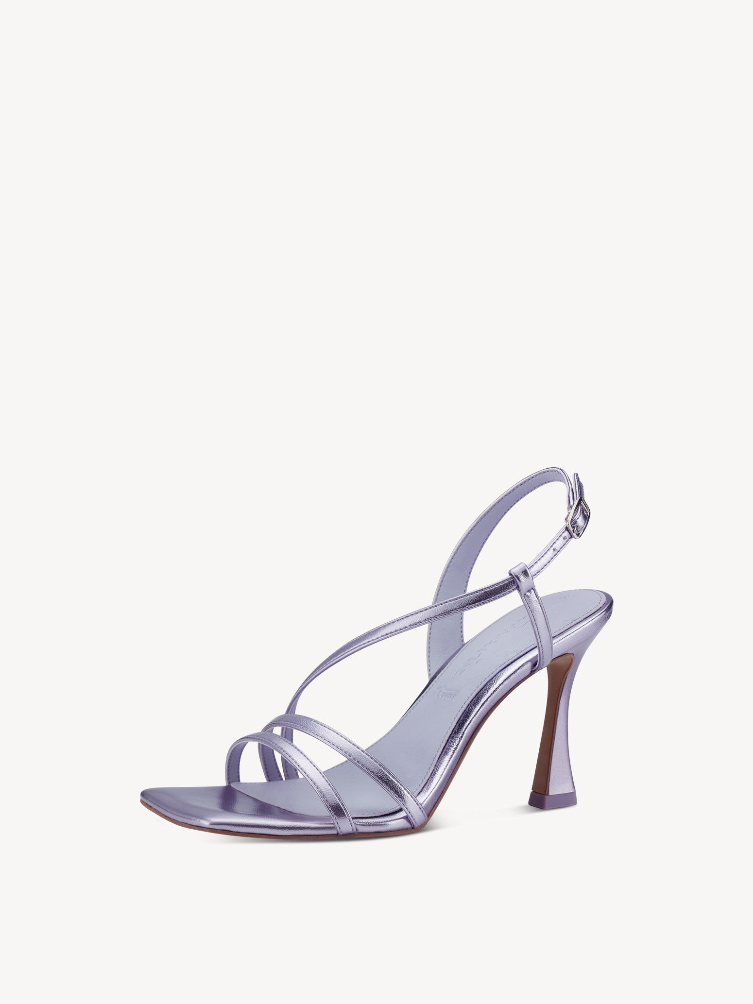 Sandale à talon - mauve