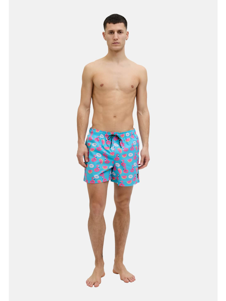 Jack & Jones Badeshorts 'Maui' in hellblau günstig kaufen