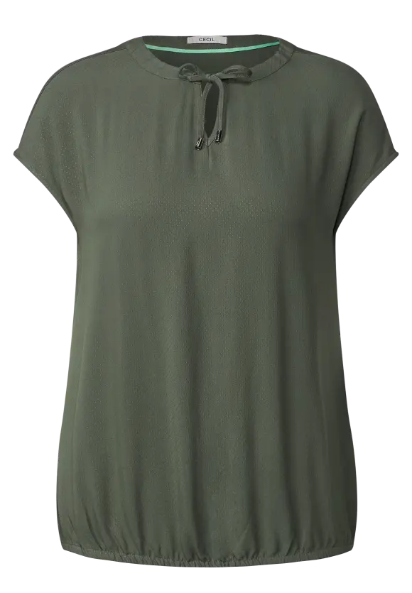 CECIL Bluse mit Tunikabändchen