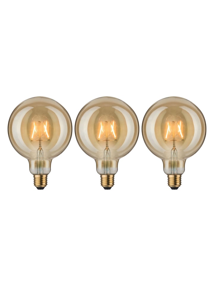 paulmann Leuchtmittel Bundle 3x LED Vintage Globe 125 günstig kaufen onesize