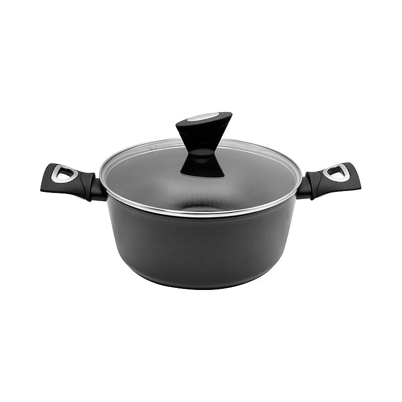 Cuisine Chef Gryte ø 24 cm m/glasslokk alu Chef