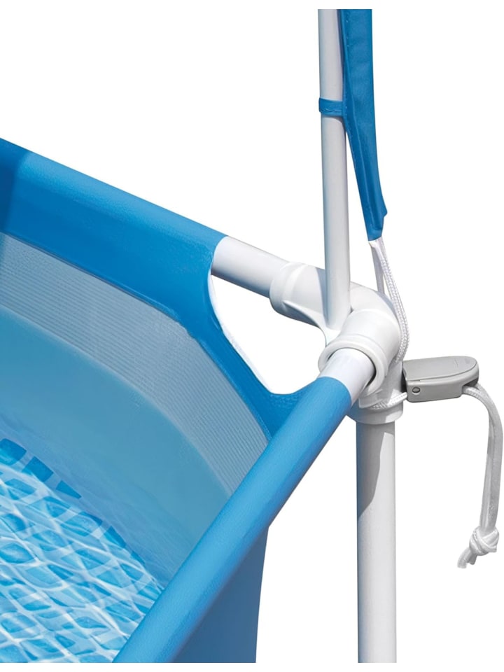 Intex Metal Frame Pool mit Überdachung (183x38cm) in blau günstig kaufen onesize