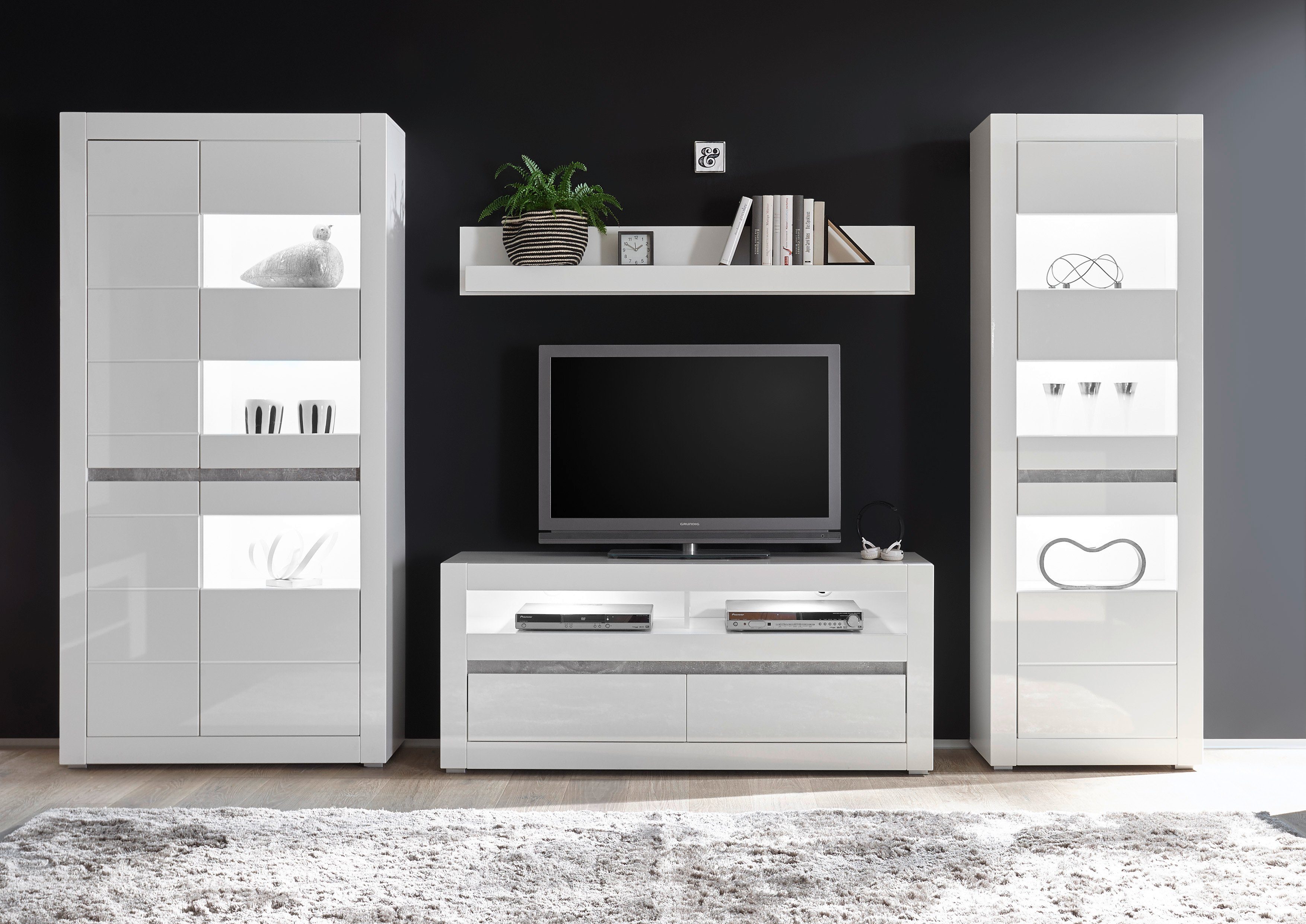 INOSIGN Wohnwand Carat, (Set, 4-St)