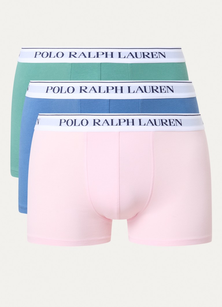 Lot de 3 boxers Ralph Lauren avec ceinture logotée