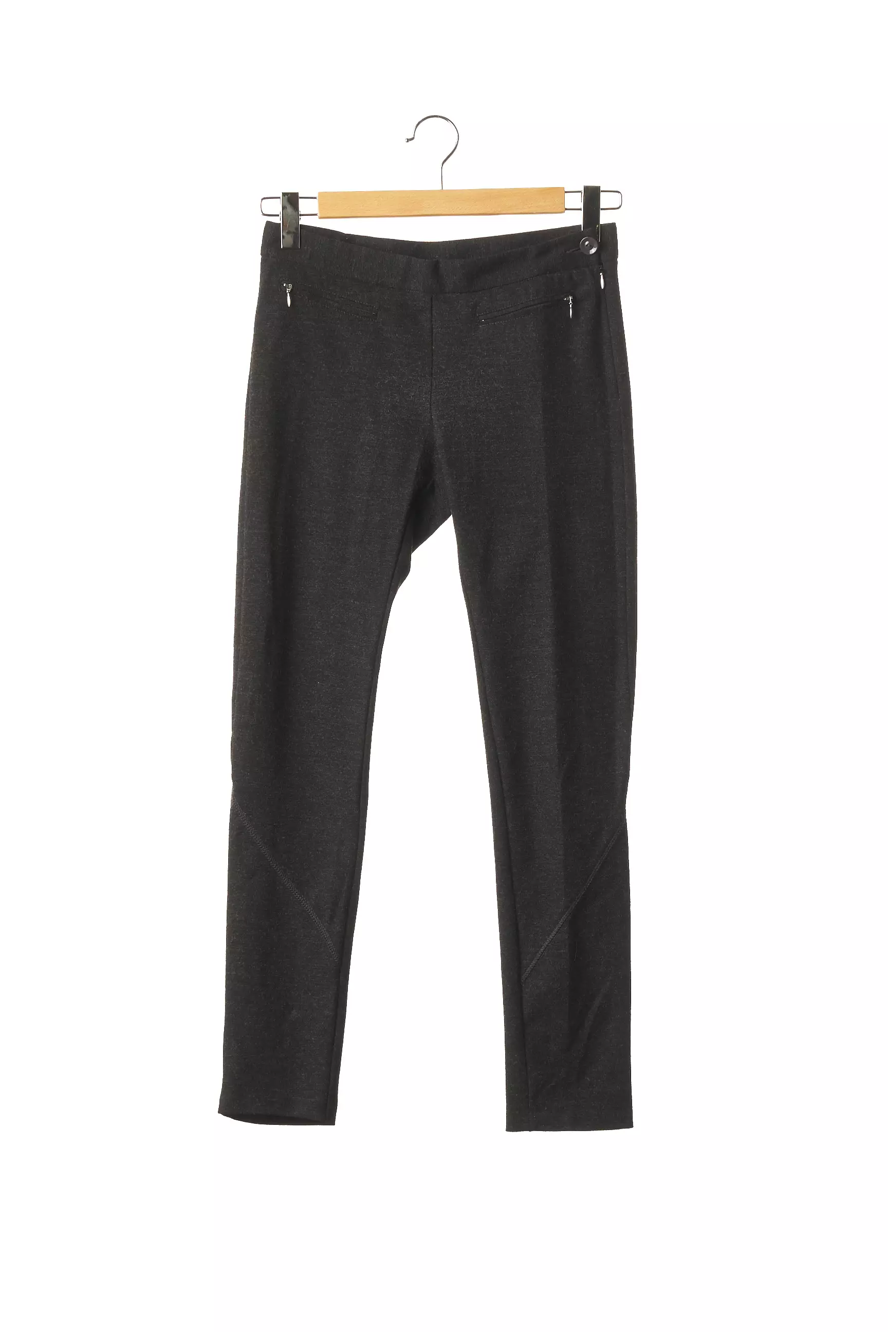 Sans Marque Pantalons Slim Femme couleur gris