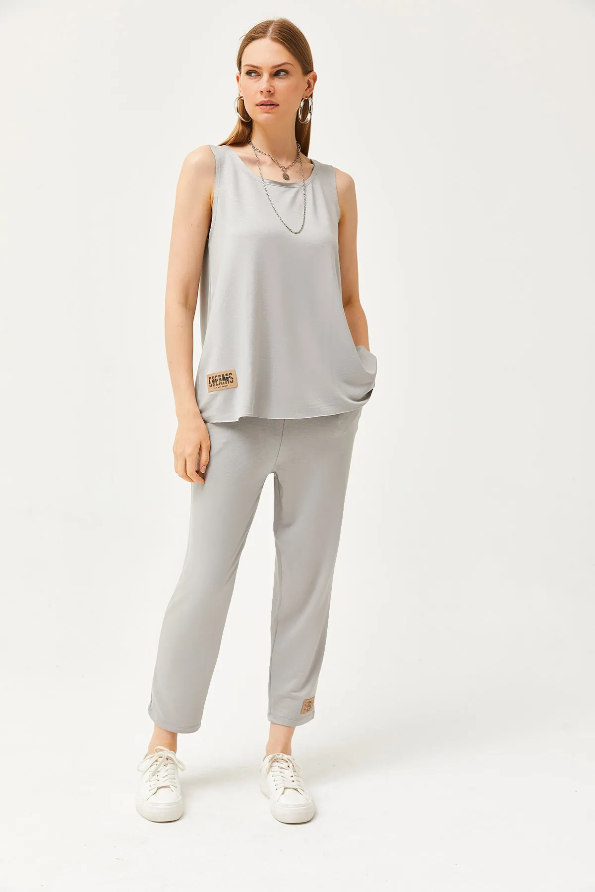 Olalook  Zweiteiler - Grau - Regular Fit