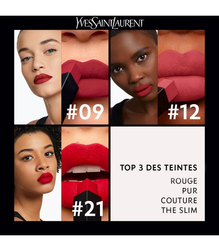 YVES SAINT LAURENT-Rouge Pur Couture The Slim-Rouge à lèvres