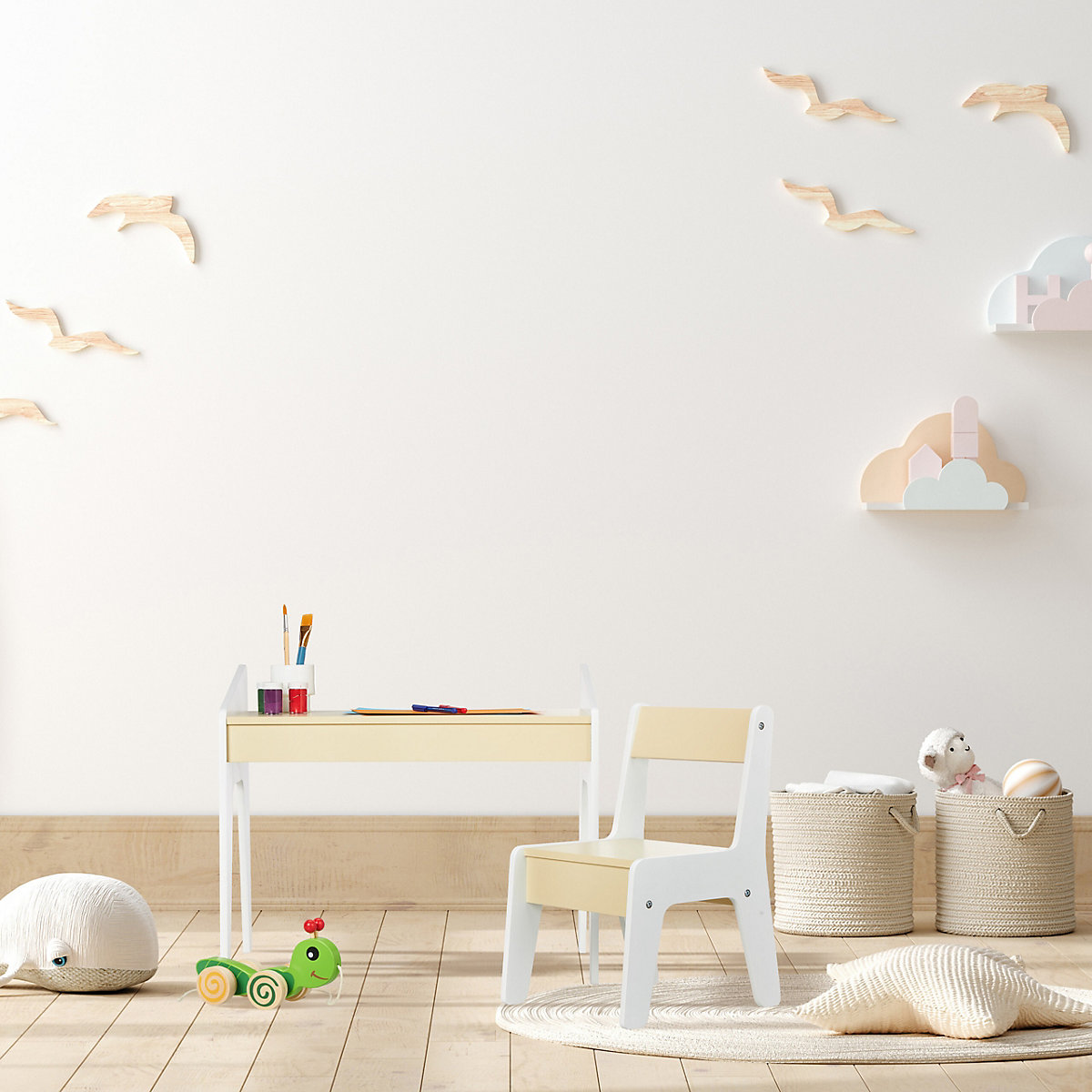 Kindersitzgruppe mit Stuhl