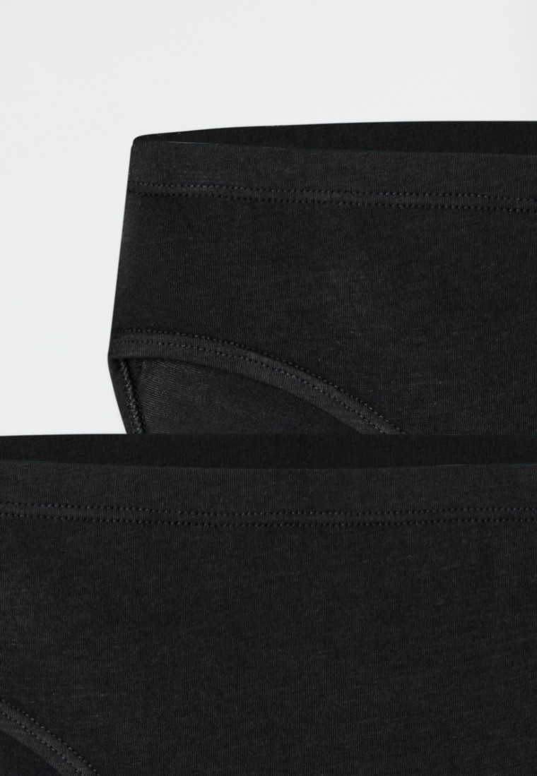 Slips 2er-Pack schwarz - Fresh Vibe