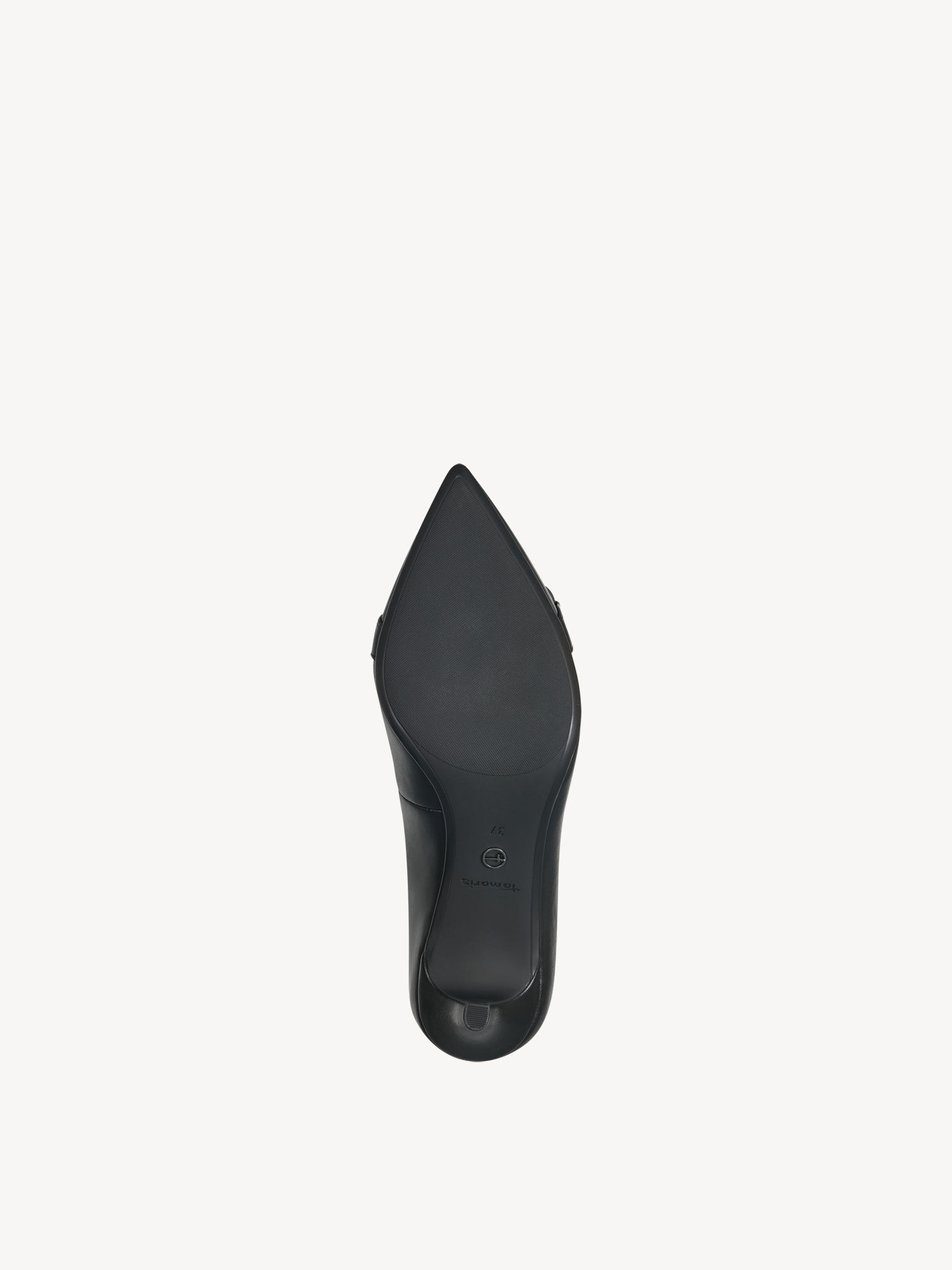 Escarpin en cuir - noir