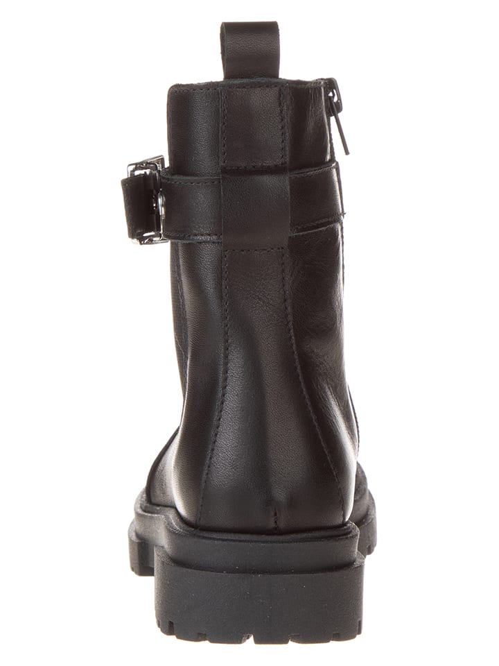 lamino Leder-Chelsea-Boots in Schwarz günstig kaufen