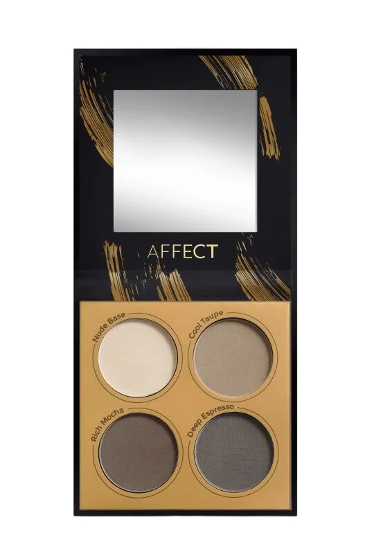 Παλέτα σκιών φρυδιών Affect Brow Star Mini Pressed