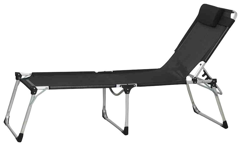 Siena Garden Gartenliege Sole, Aluminiumgestell, mehrfach verstellbar, 214x70x45 cm