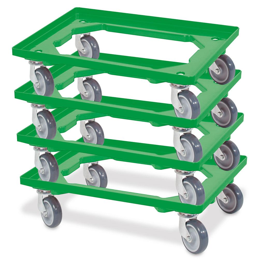 BRB Transportroller 600x400 mm grün (4er Set)