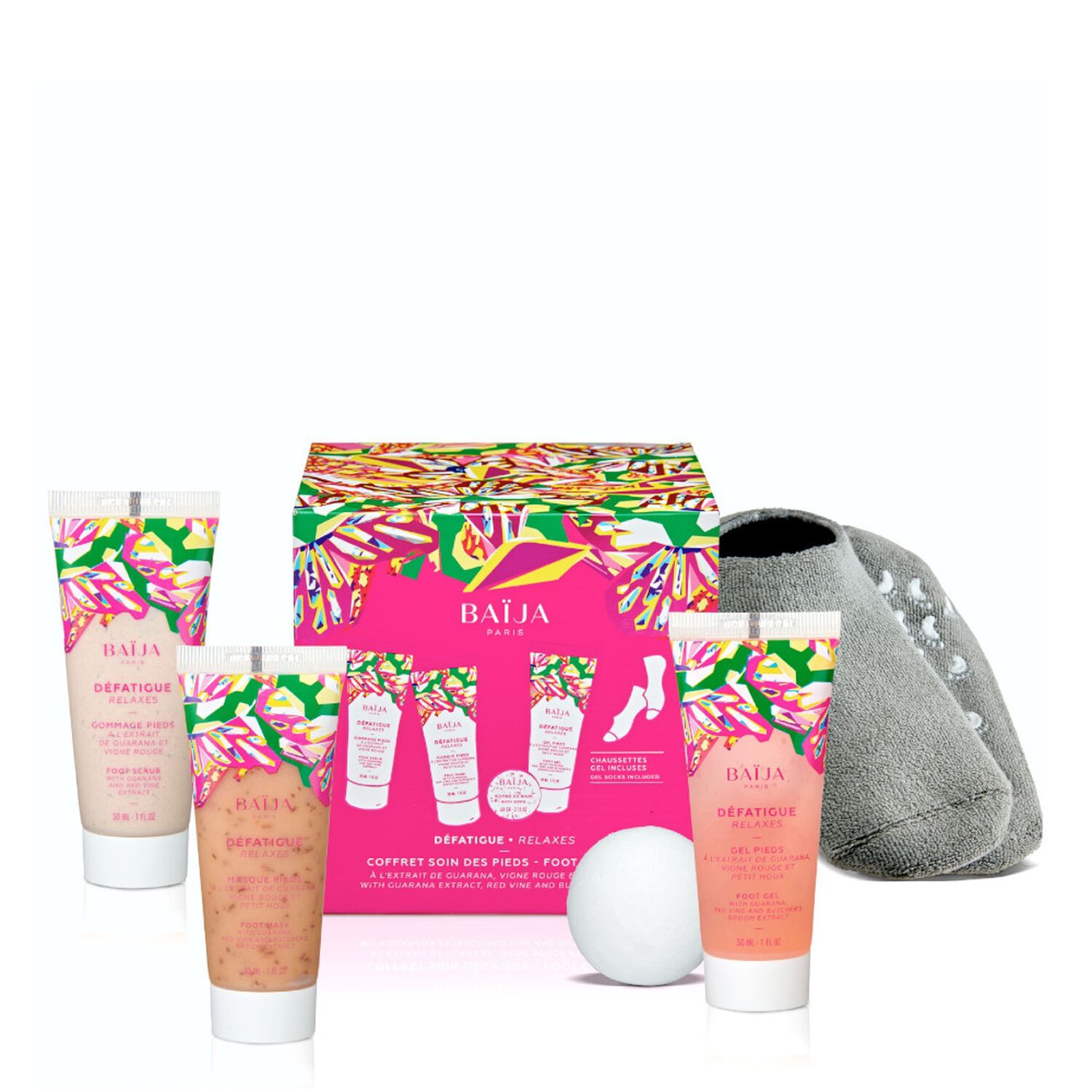 baïja Défatigue Kit Pieds - 4 Produits + Chaussettes