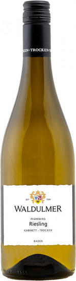 2022 Pfarrberg Riesling Kabinett trocken - Waldulmer Winzergenossenschaft