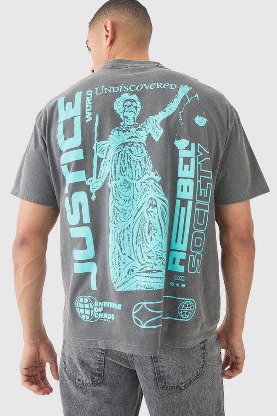 Oversize T-Shirt mit Just Print