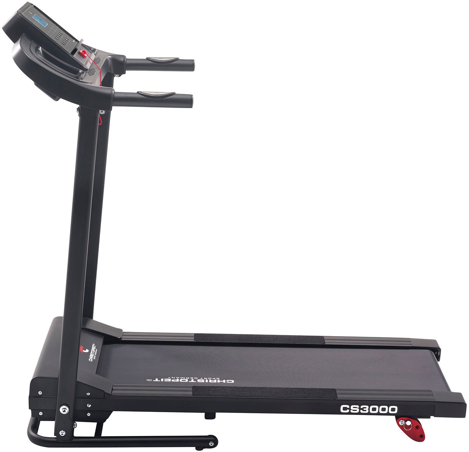 Christopeit Sport® Laufband CS 3000, mit integrierten Handpulssensoren und Soft-Drop-Klappsystem