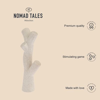 Nomad Tales Calma Hundespielzeug Maisstroh-Ast