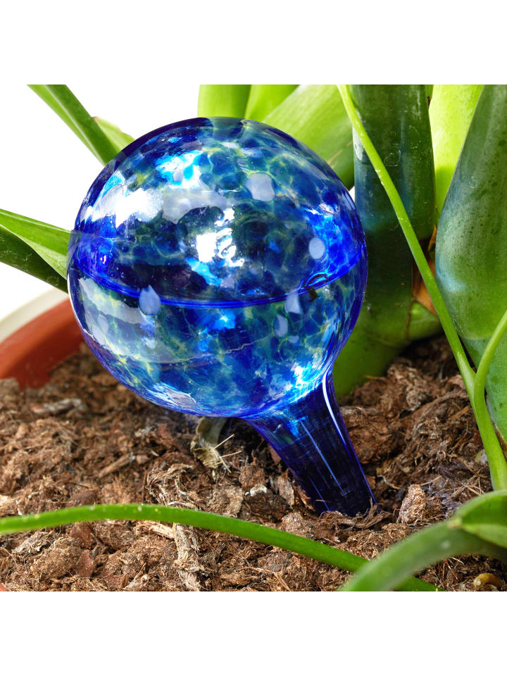 relaxdays 4 x Bewässerungskugel in Blau - (H)15 x Ø 6 cm günstig kaufen onesize