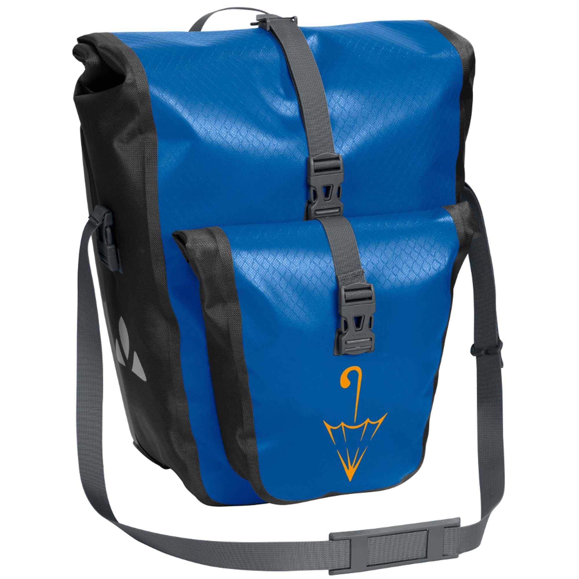 VAUDE Fahrradtasche Aqua Back Plus Single Sondermodell mit Schirmlogo Hinterradtasche Gepäckträgertasche