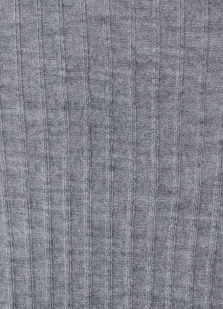 Πουλόβερ Emporio Armani από παρθένο μαλλί με ριμπ ύφανση