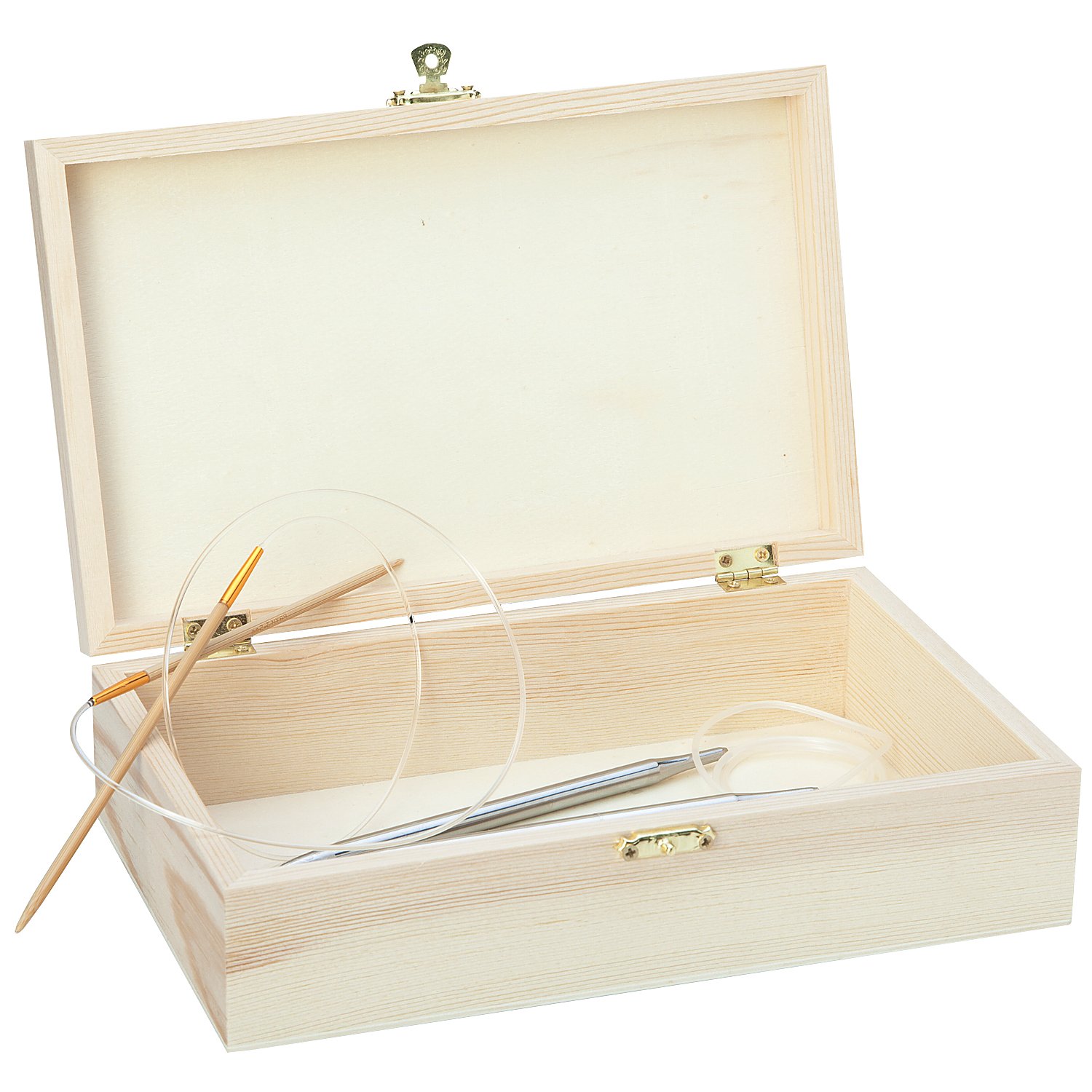 Rundstricknadel-Box aus Holz