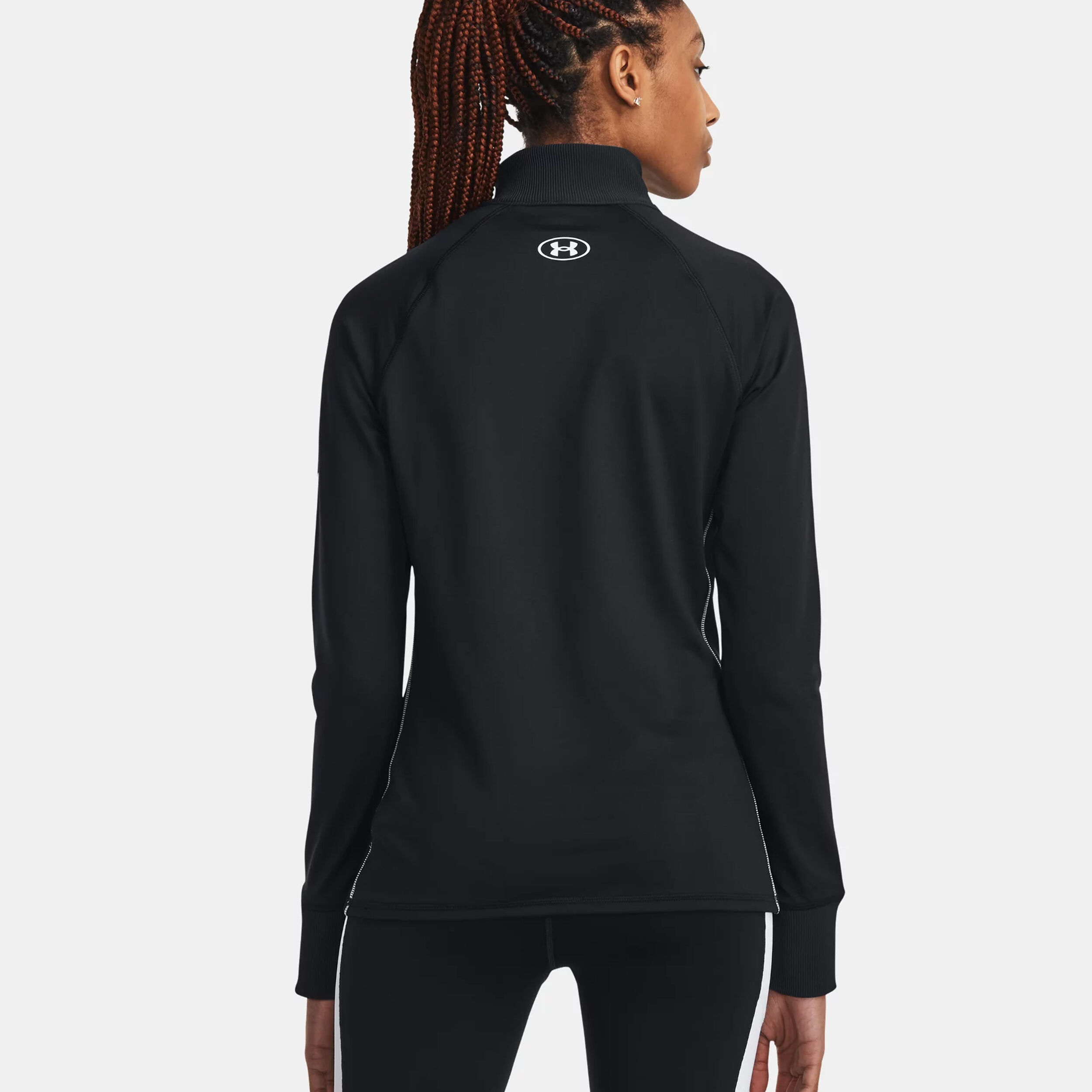 CW Half-Zip Longsleeve Damen - Schwarz