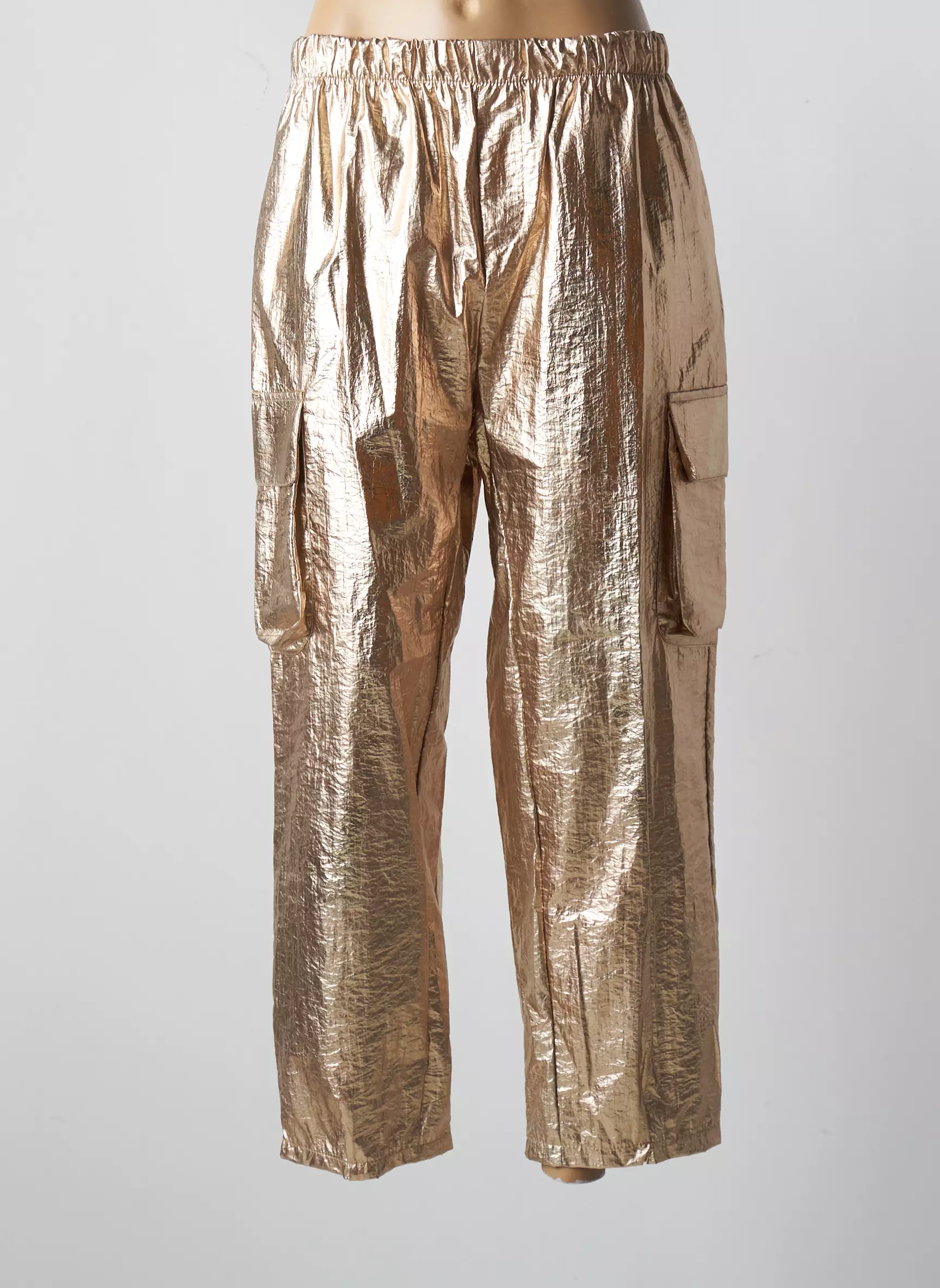 Imperial Pantalons Droits Femme couleur jaune