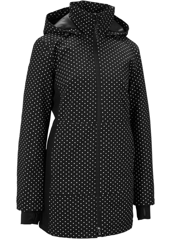 Funktions-Longjacke mit reflektierenden Details